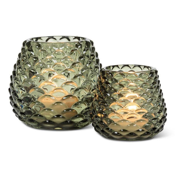Green Pinecone Tealight