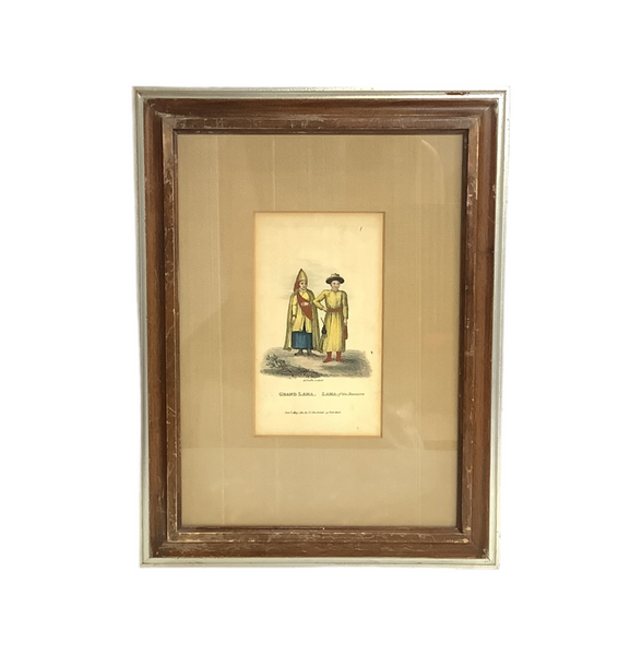 Vintage Grand Lama Print c. 1812