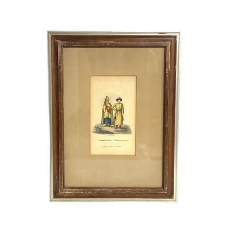 Vintage Grand Lama Print c. 1812