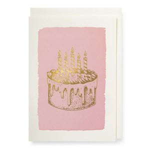Gold Cake Mini Card