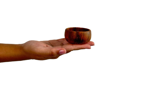 Acacia Wood Calabash Small Bowl
