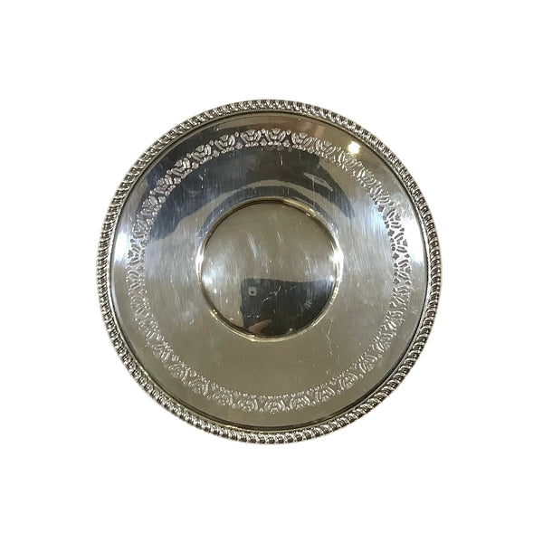 Vintage Birks Silver-Plated Round Tray
