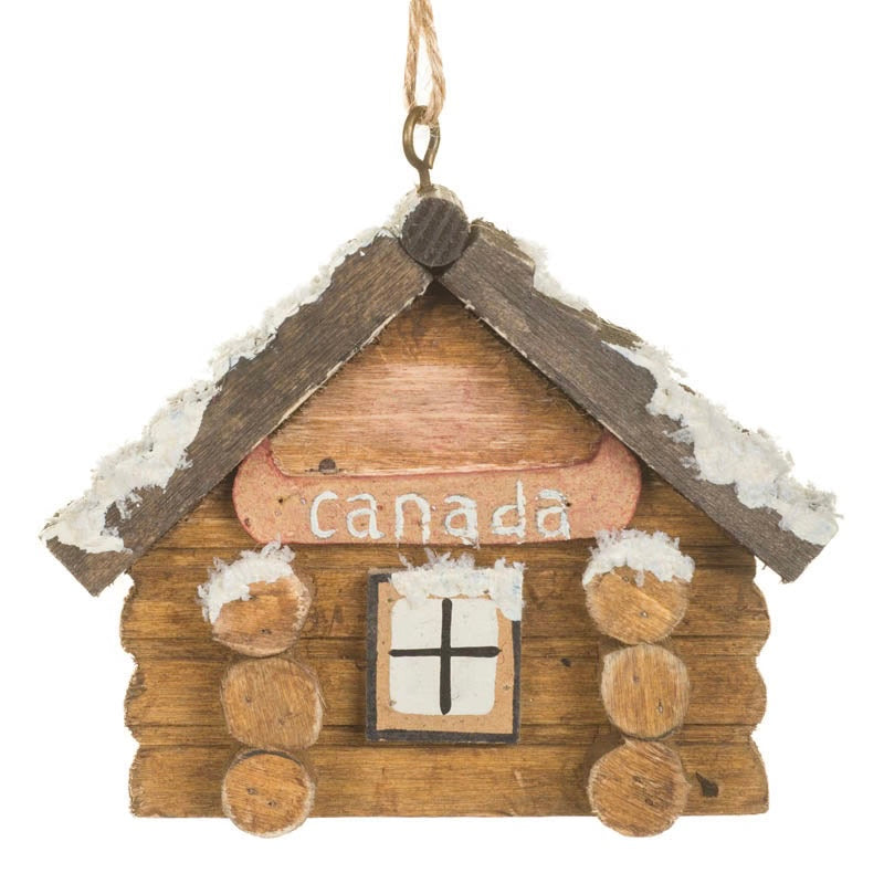 Canada Log Cabin Ornament