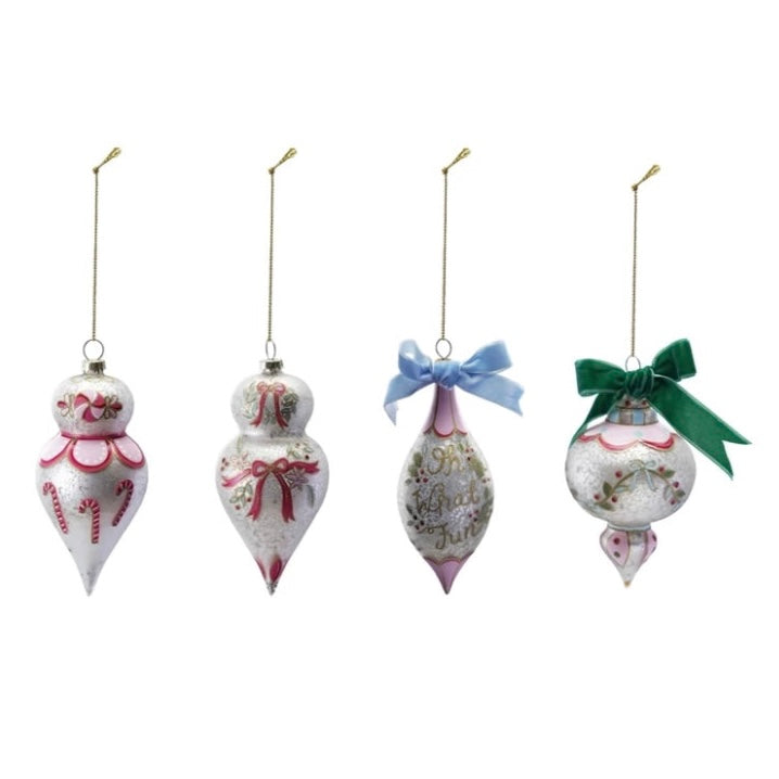 Hand-Painted Glass Ornaments