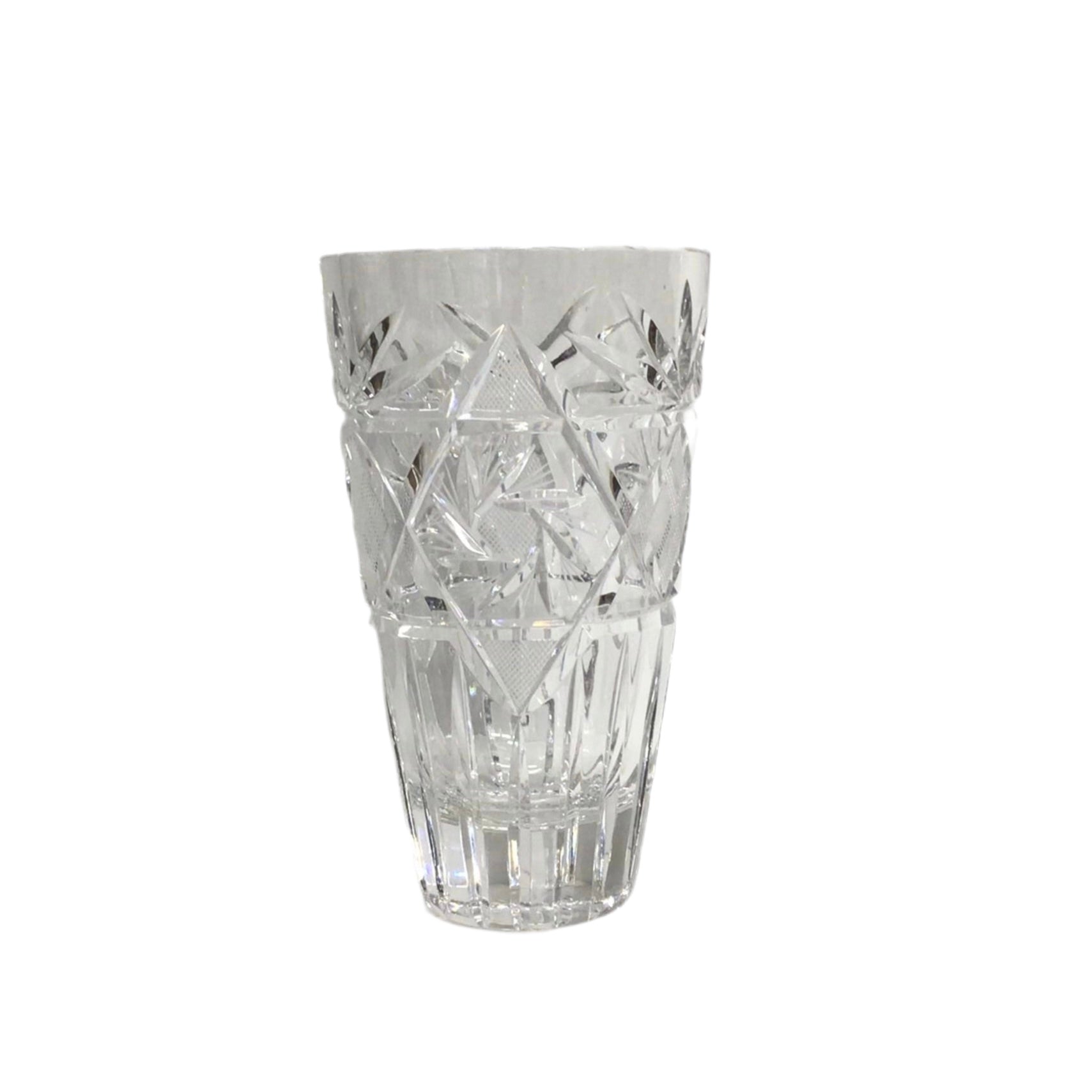 Vintage Cut Crystal Vase