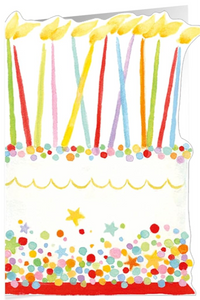 Happy Birthday Confetti Candles Card