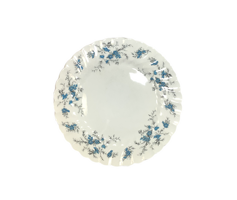 Vintage "Forget Me Knot" Myott Staffordshire, England Bone China Dinner Plate