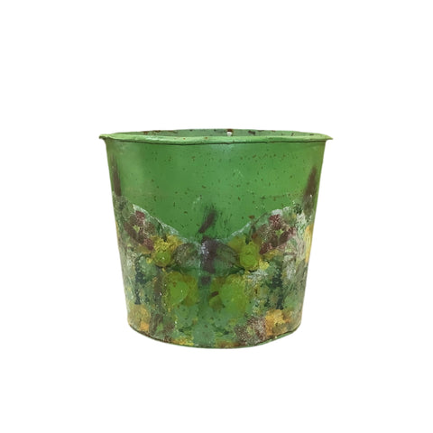 Vintage Handpainted Bucket