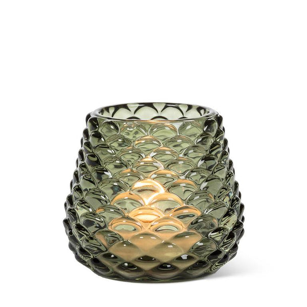 Green Pinecone Tealight