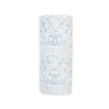 Cotton Muslin Swaddle Blanket - Toile