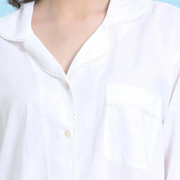 Joni White Nightshirt