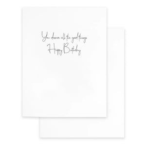 All the Good Things Greeting Card