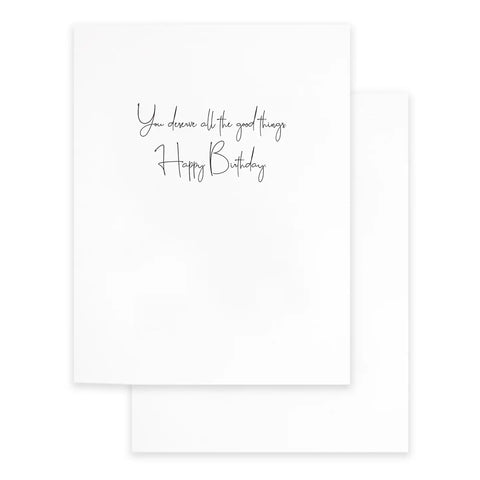 All the Good Things Greeting Card