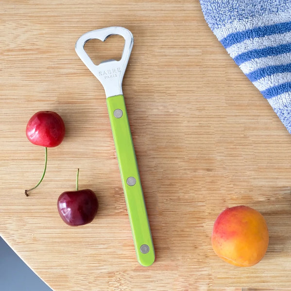 Sabre Paris Bistrot Bottle Opener - Lime