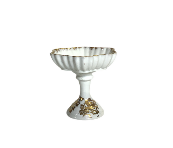 Vintage Porcelain Footed Dish