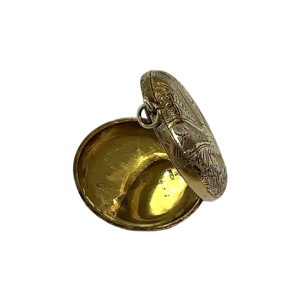 Vintage Gold Round Locket