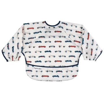 Mess-Proof Full Sleeve Bib - Vintage Cars