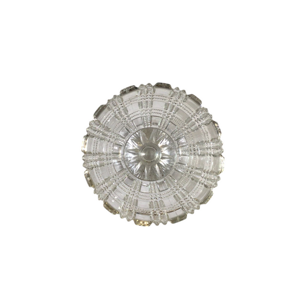 Vintage Glass Footed Compote