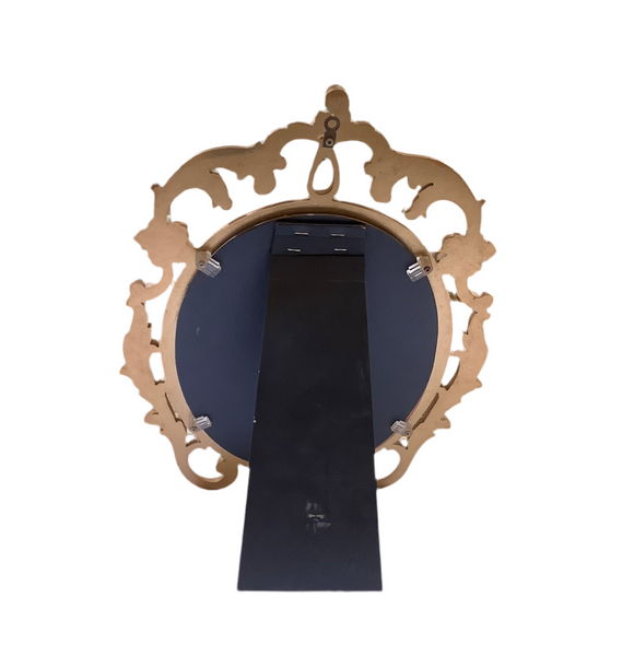 Vintage Oval Gilded Gold Mirror