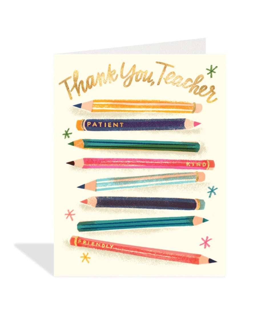 Thank You Teacher Card
