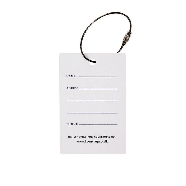 Luggage Tag - The Flora Danica Atlas - Scabiosa