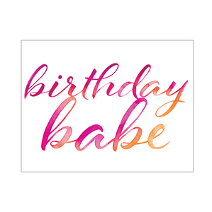Birthday Babe Card