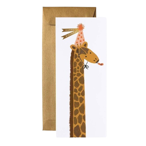 Birthday Giraffe Card