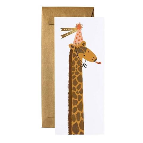 Birthday Giraffe Card