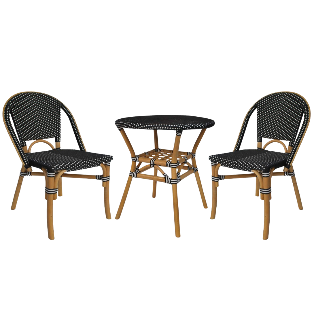 Bistro 3 Piece Set in Black