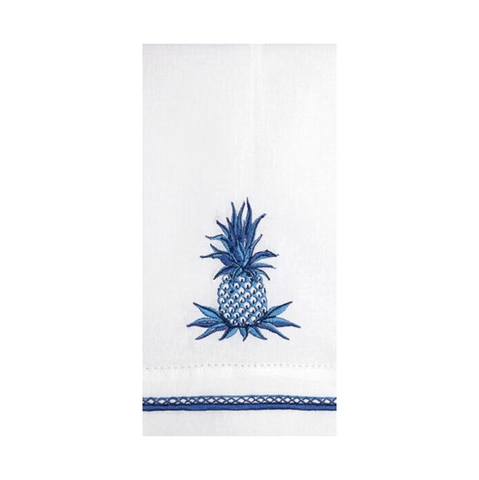 Blue Pineapple Guest Towel