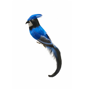 Blue & White Bluejay Ornament