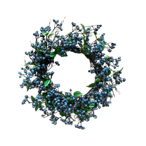 Blueberry Wreath - 24"