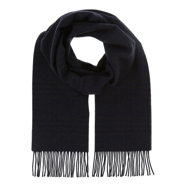 Brushed Nickel Glencheck Wool Woven Scarf