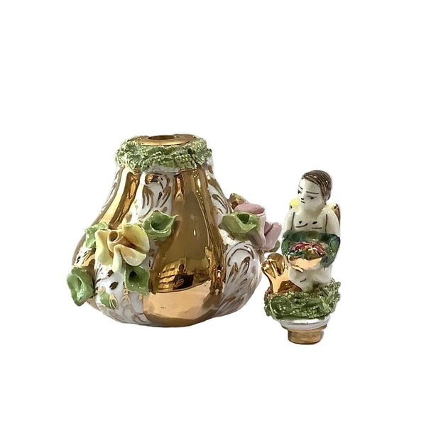 Vintage Italian Porcelain Perfume Bottle