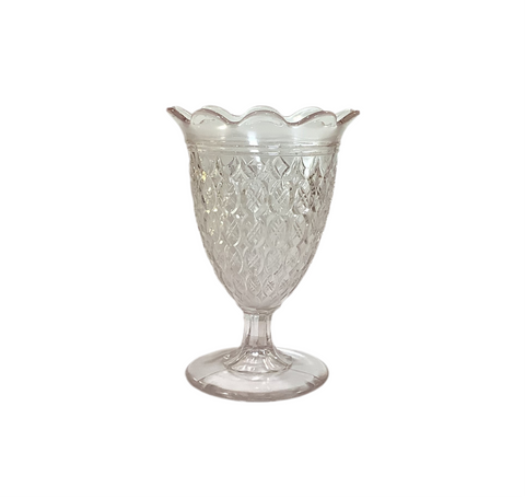 Vintage Pressed Glass Spooner