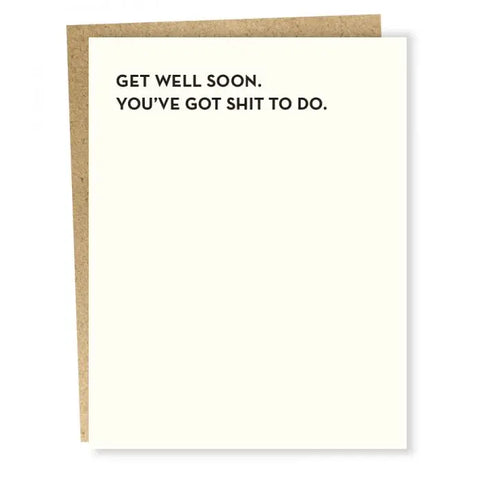 Get Well Soon Card