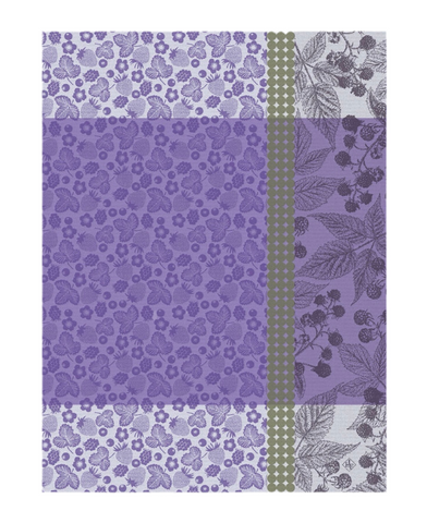 Le Jacquard Français Tea Towel - Cueillette D'Ete Purple