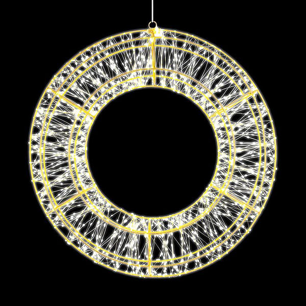 Medium Micro LED Wreath