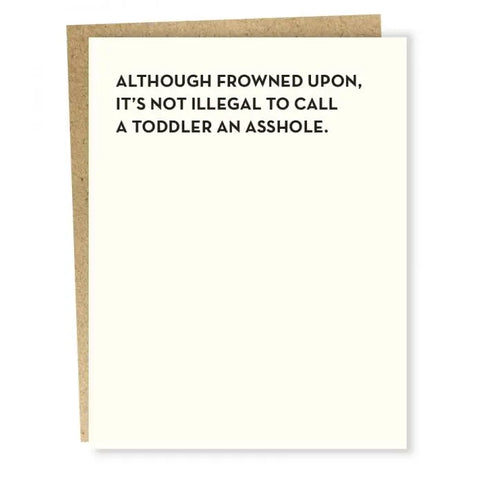 Toddler Card