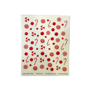 Candy Cane Nail Art Stickers