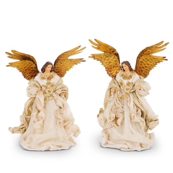 Gold & Ivory Angel Tree Topper