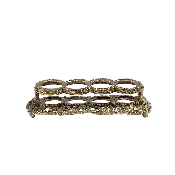 Vintage Gold-Tone Lipstick Holder