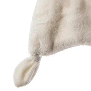 Silky Bunny Lovey - White