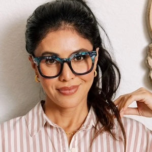 Showbiz Marine Quartz/Blue Readers by Peepers