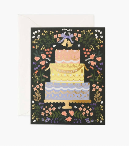 Woodland Wedding Cake Card