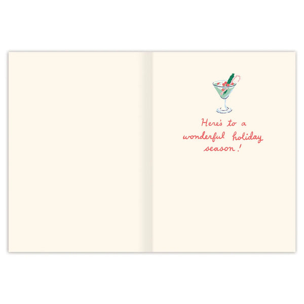 Festive Cocktails Holiday Card