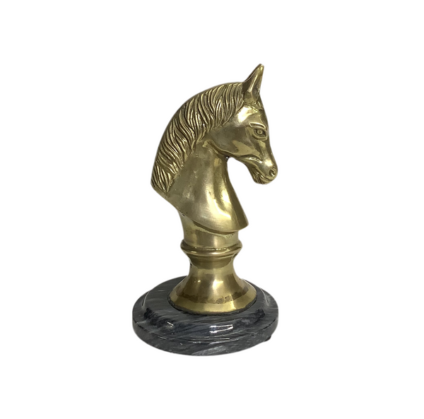 Vintage Brass Horse Head