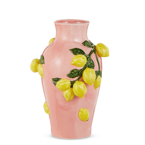 Pink & Lemon Vase