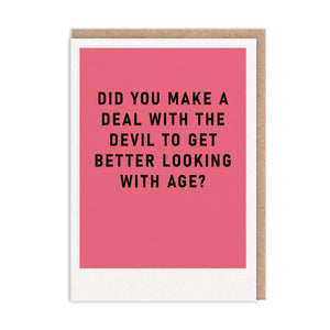 Deal With The Devil Card