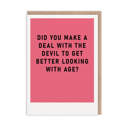 Deal With The Devil Card